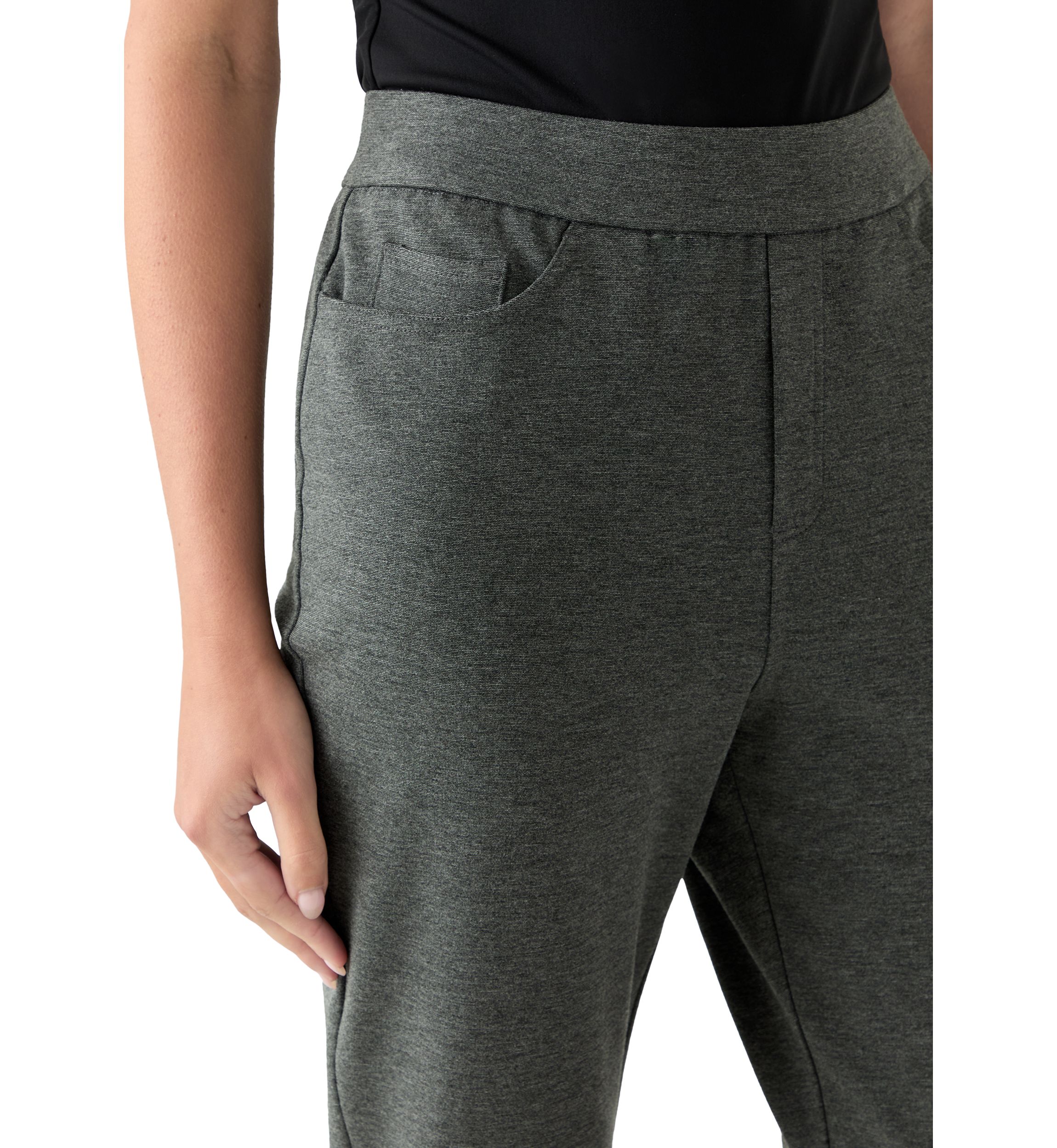 Womens Pull On Ponte Pants