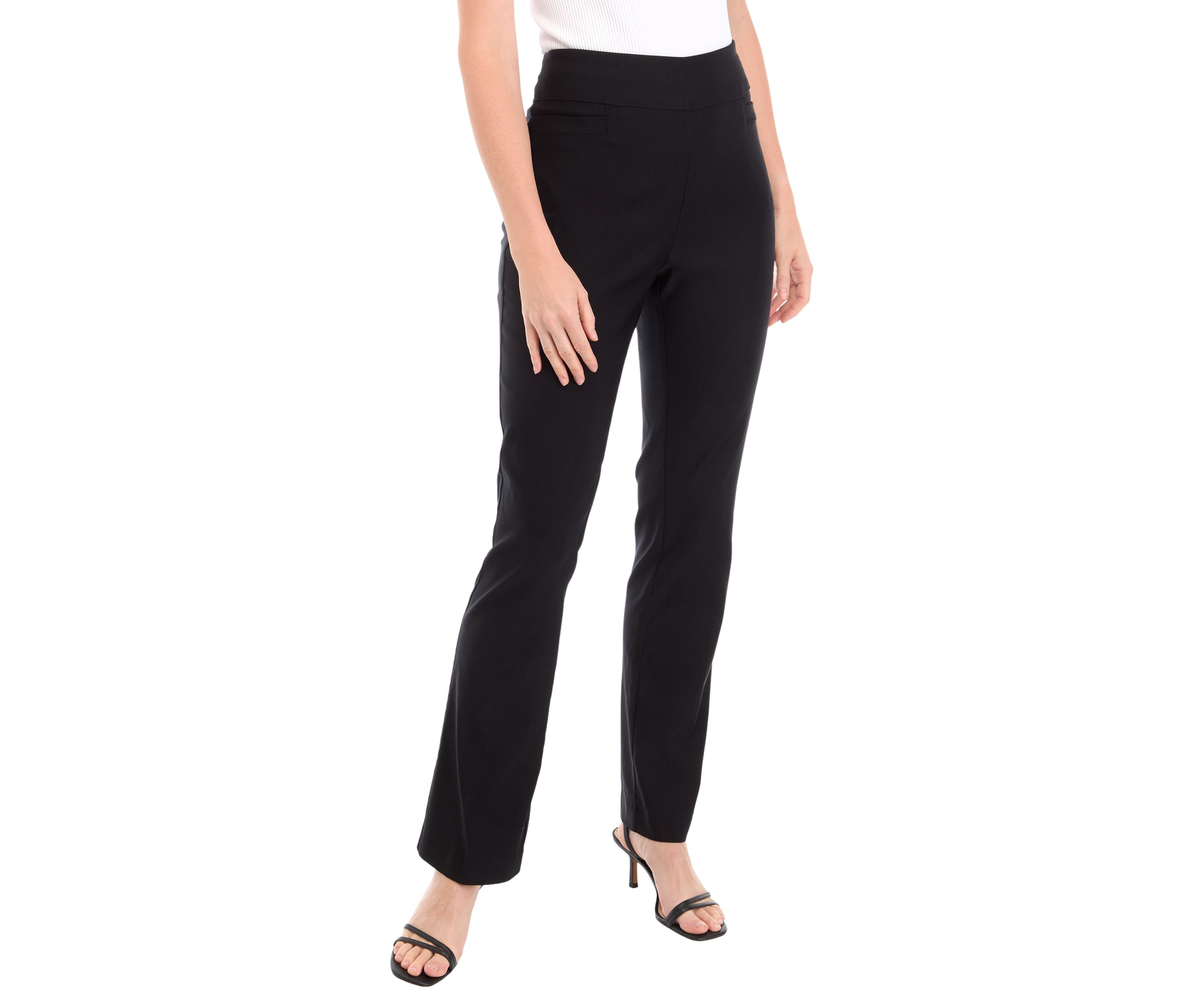 Womens Solid Bootcut Pants