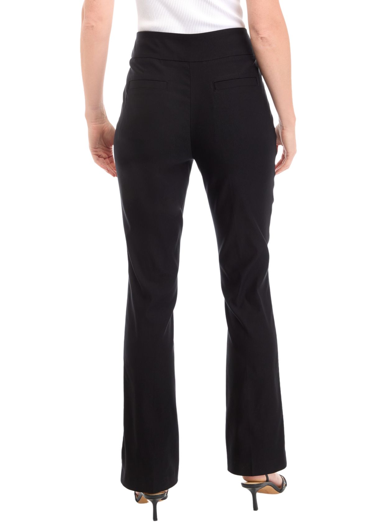 Womens Solid Bootcut Pants
