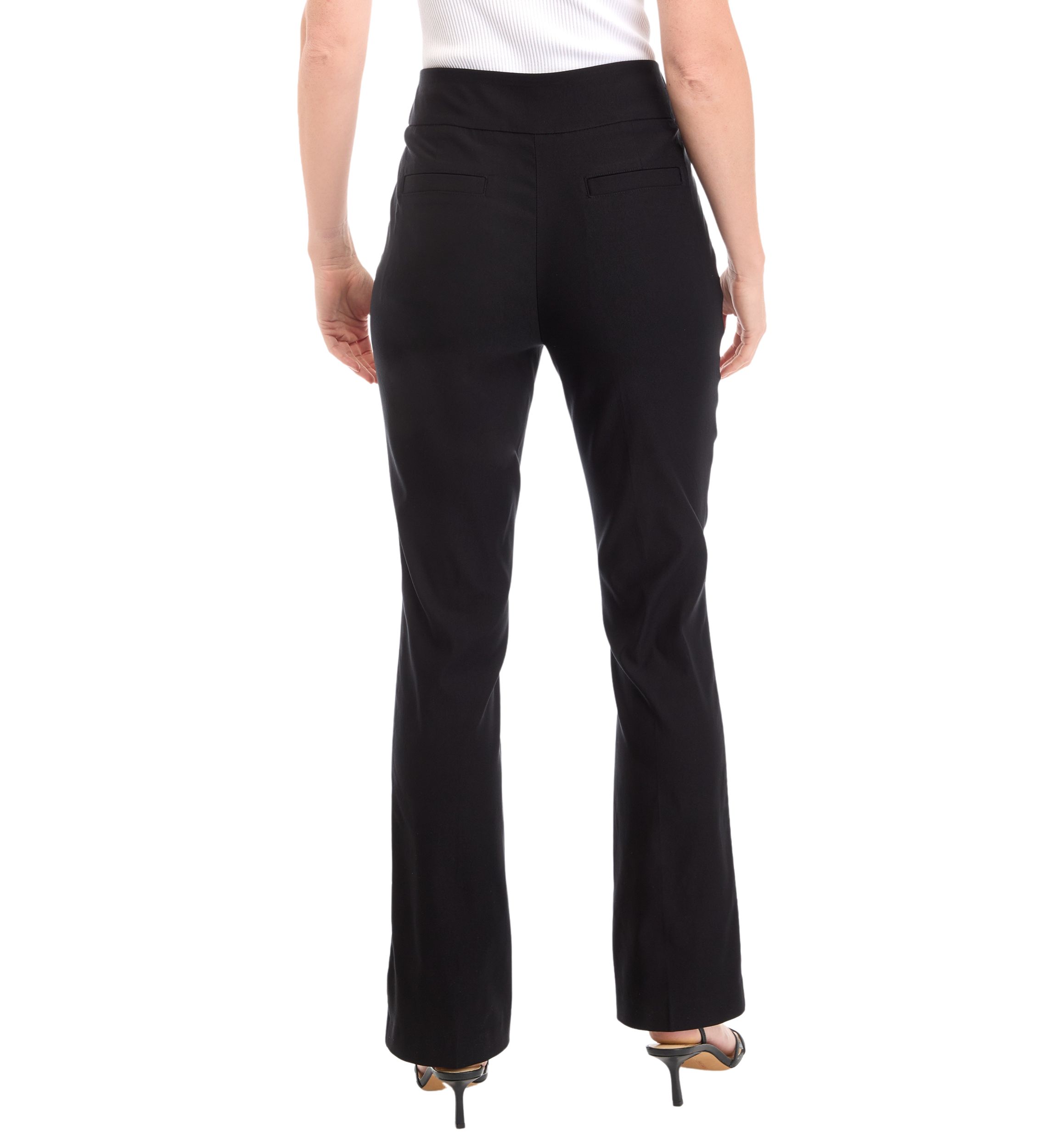 Womens Solid Bootcut Pants