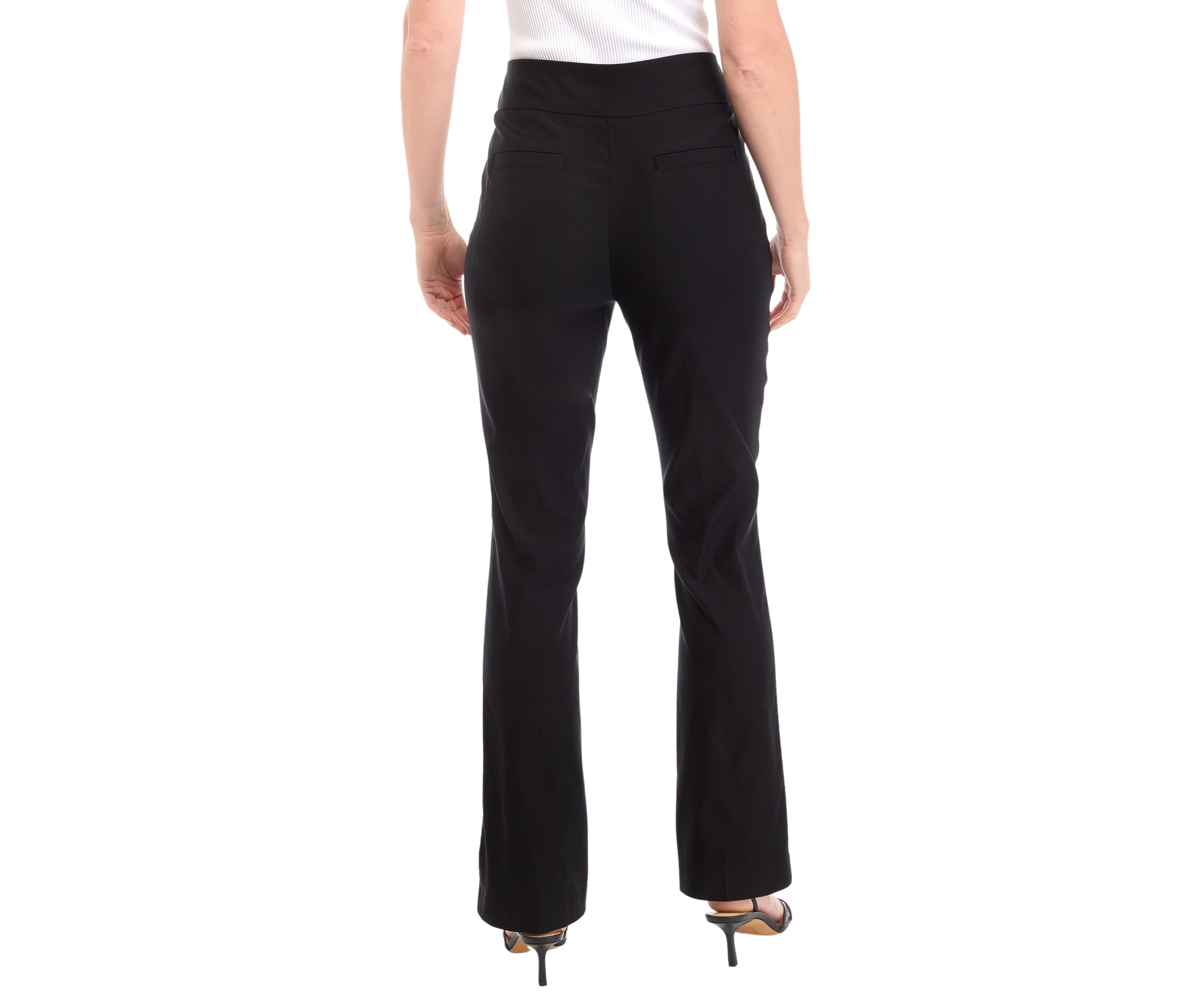 Womens Solid Bootcut Pants