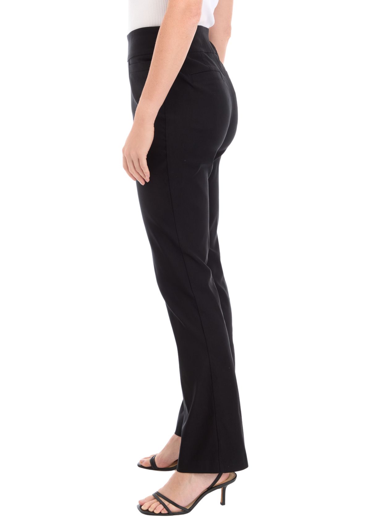 Womens Solid Bootcut Pants