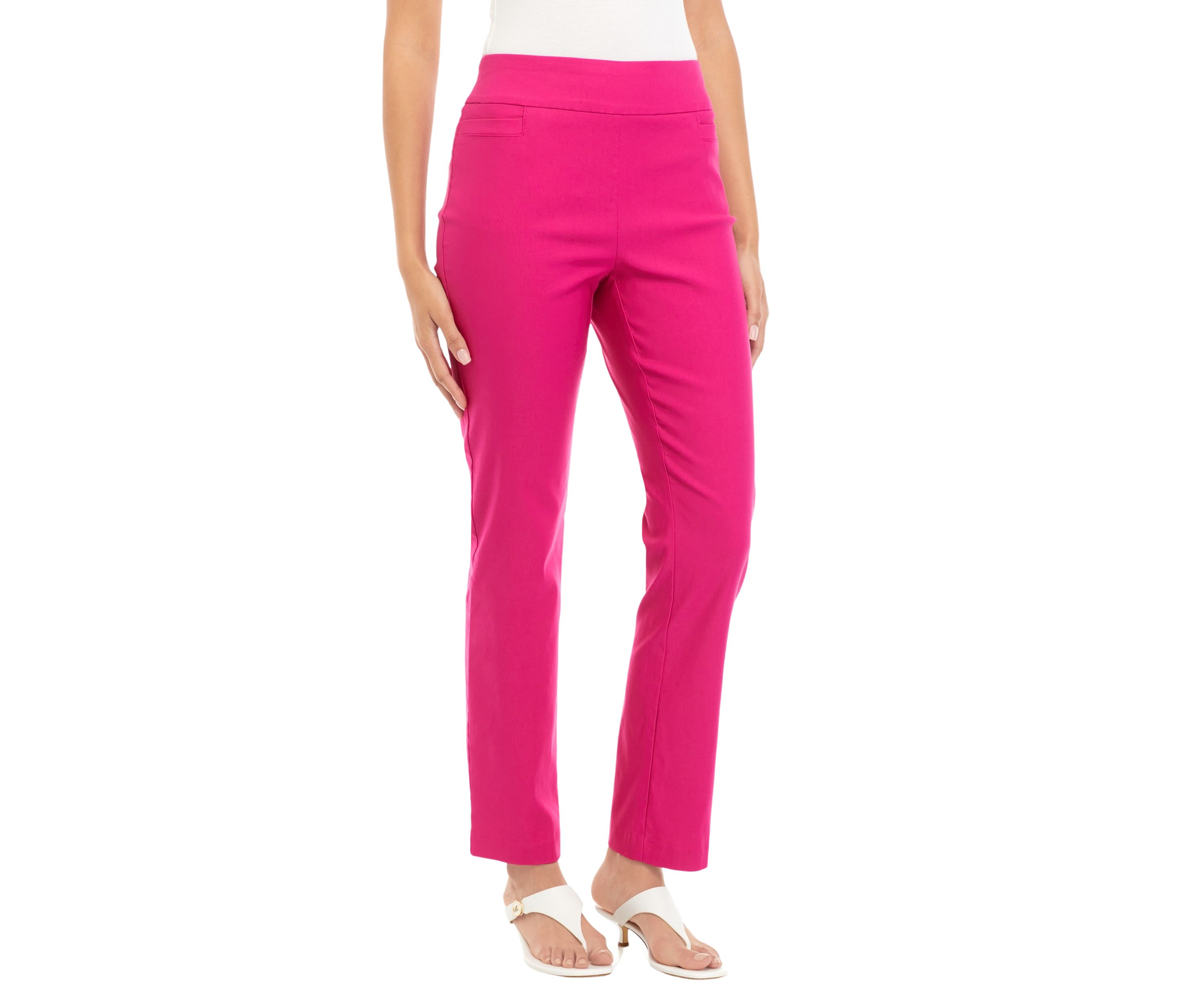 Womens Pink Vista Fashion Solid Millennium Pants 