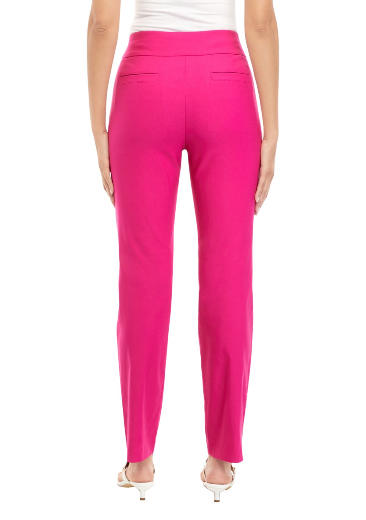 Womens Pink Vista Fashion Solid Millennium Pants 