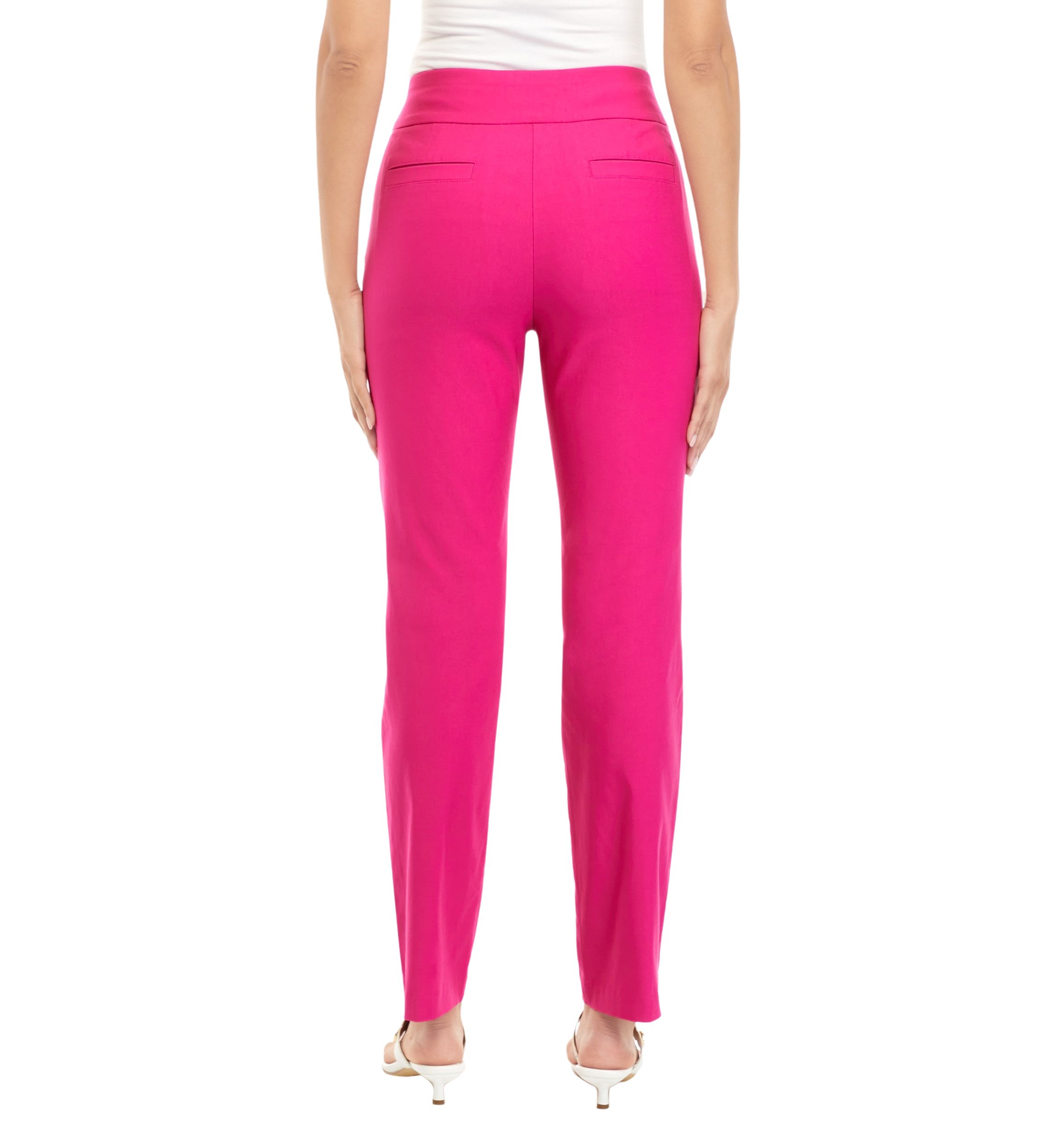 Womens Pink Vista Fashion Solid Millennium Pants 