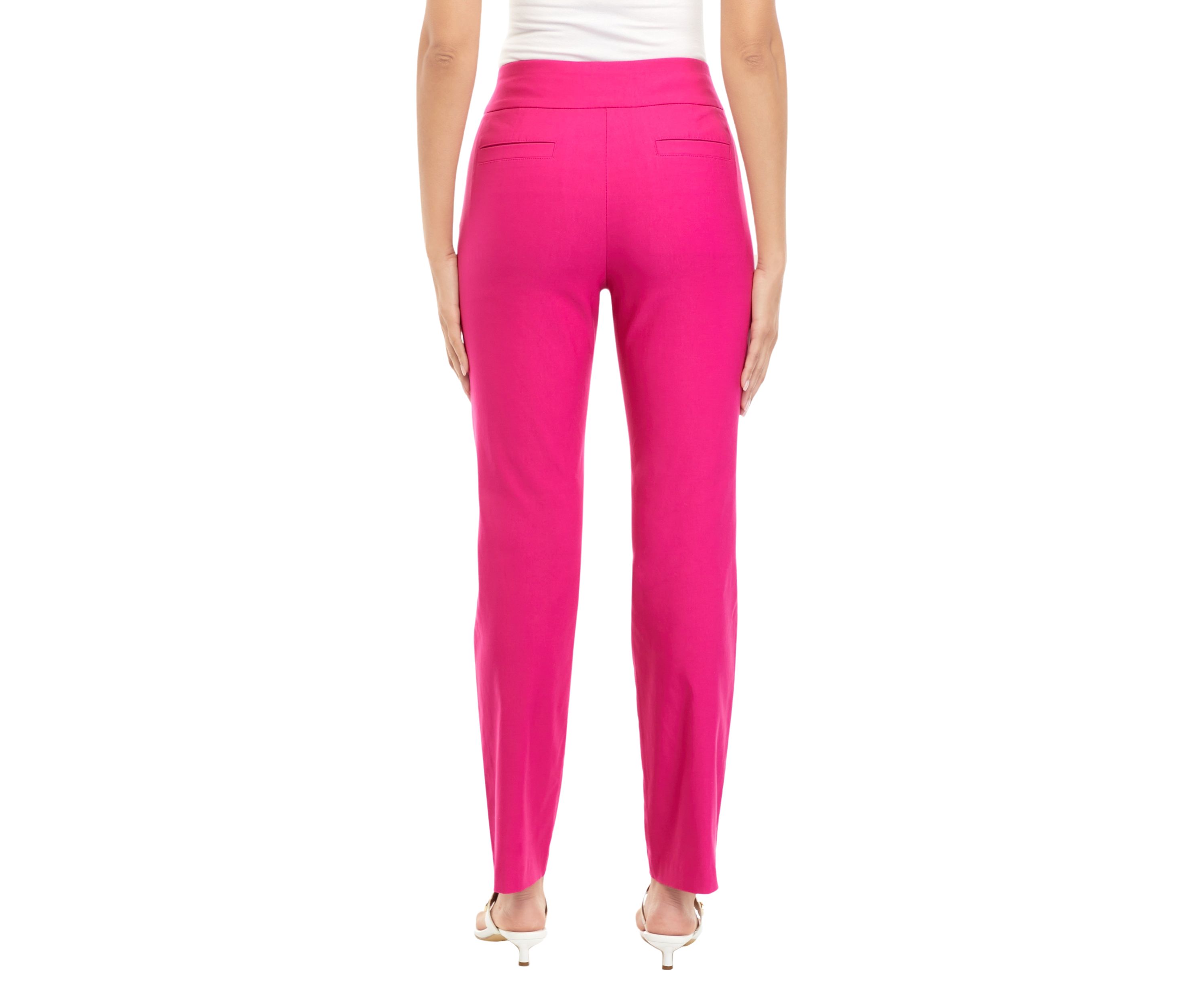 Womens Pink Vista Fashion Solid Millennium Pants 