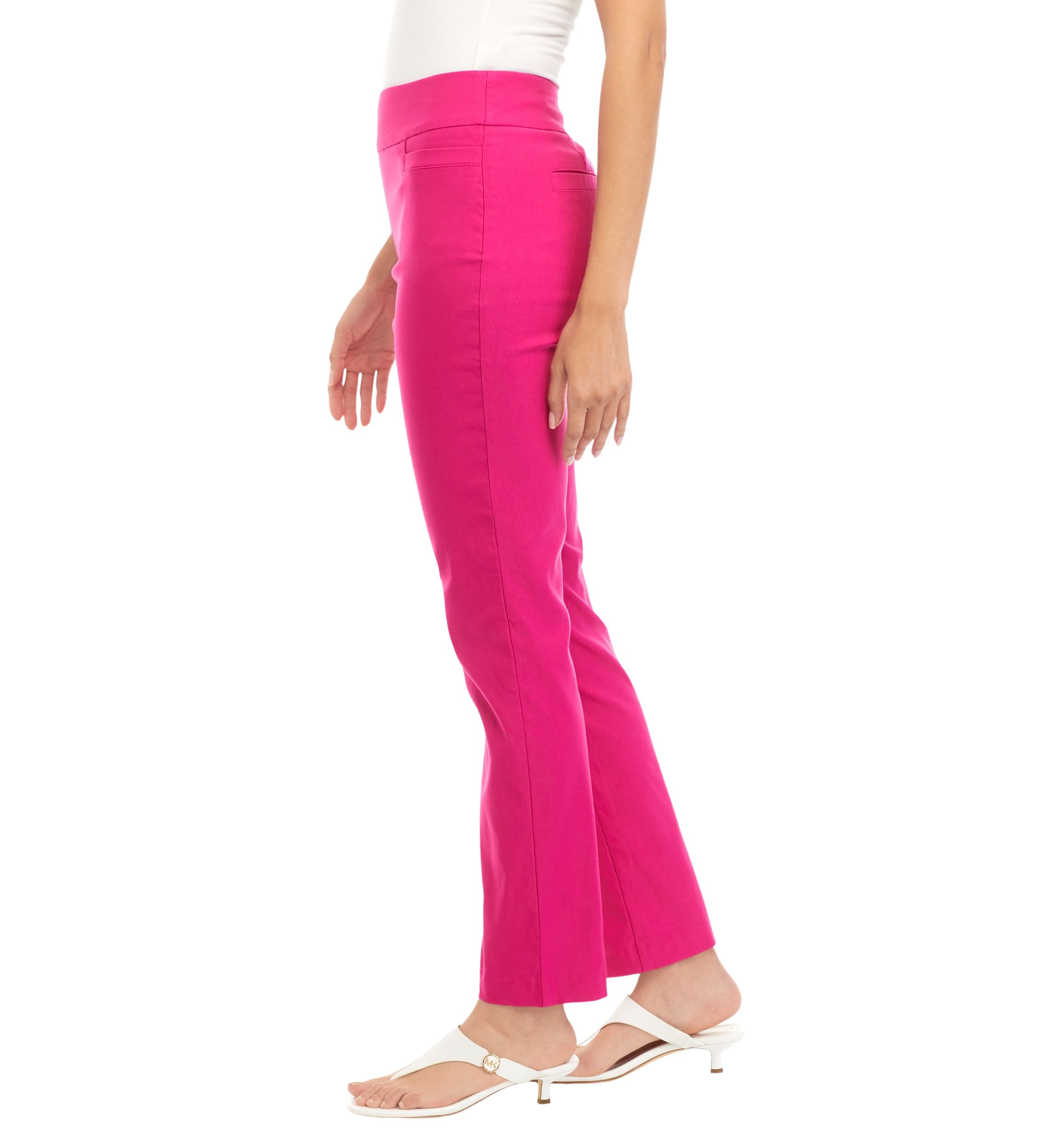 Womens Pink Vista Fashion Solid Millennium Pants 