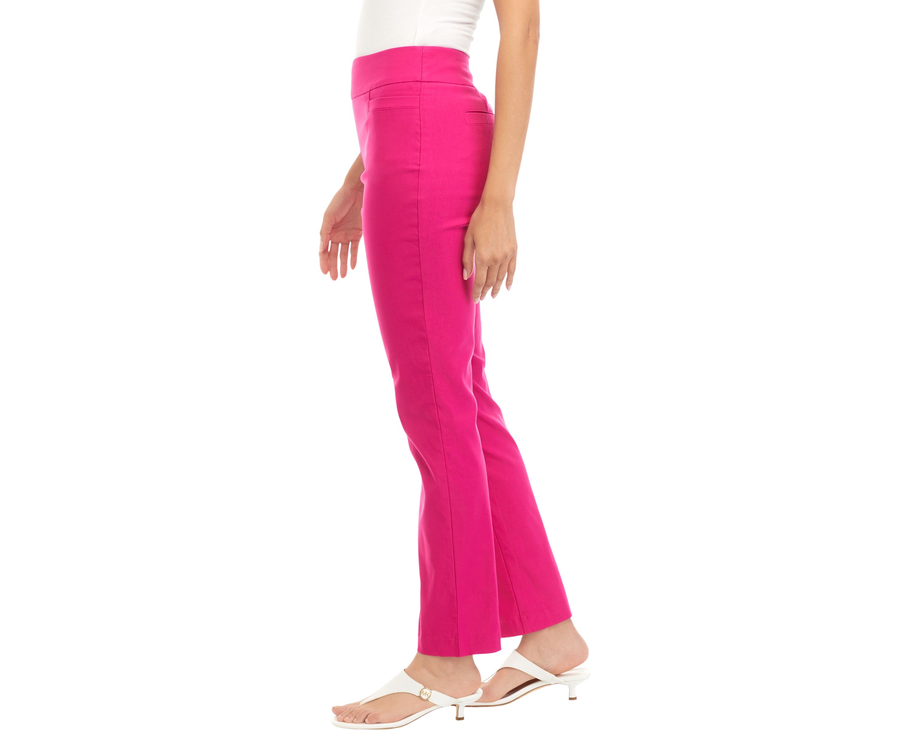 Womens Pink Vista Fashion Solid Millennium Pants 