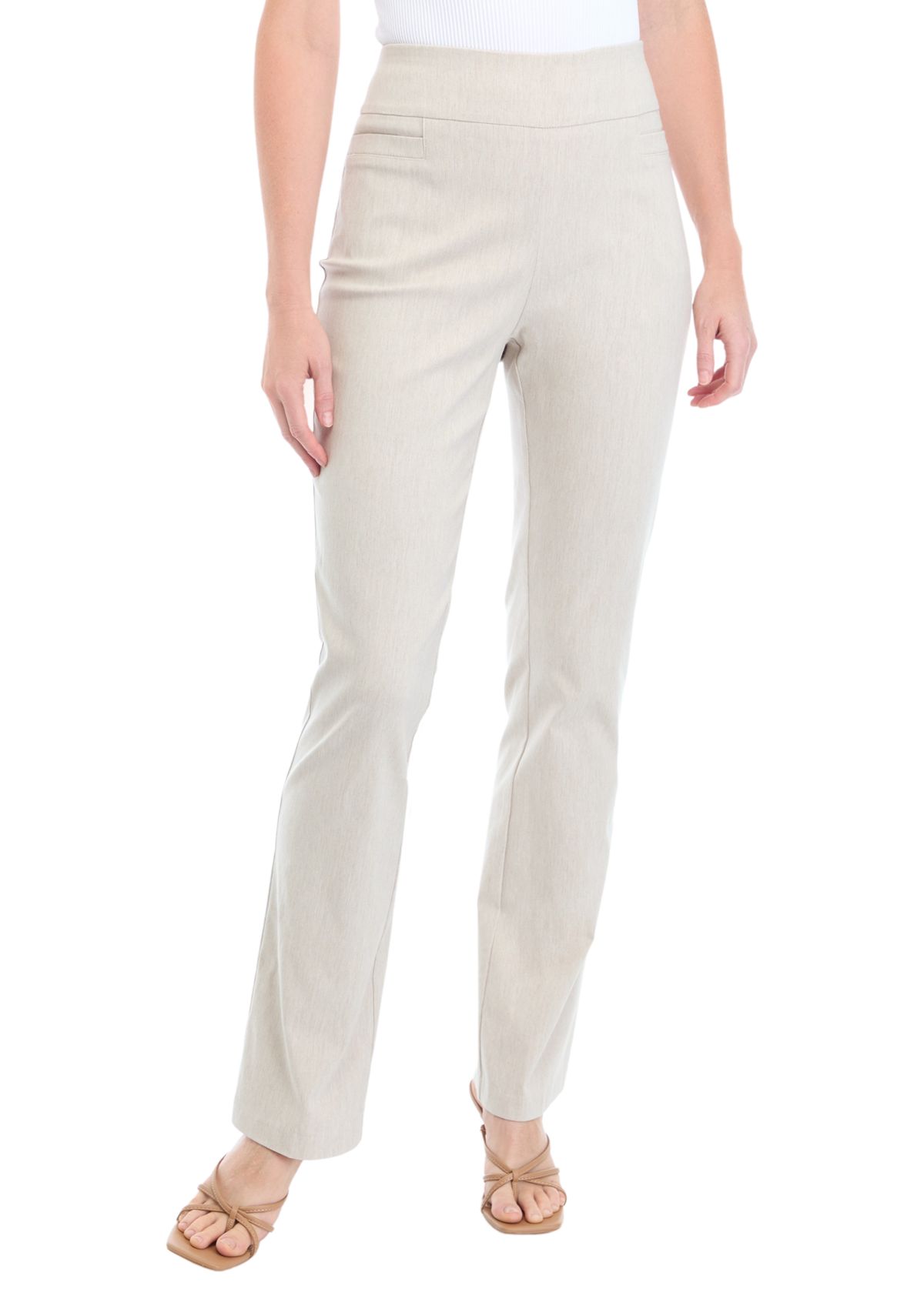 Womens Heathered Ankle Bootcut Pants