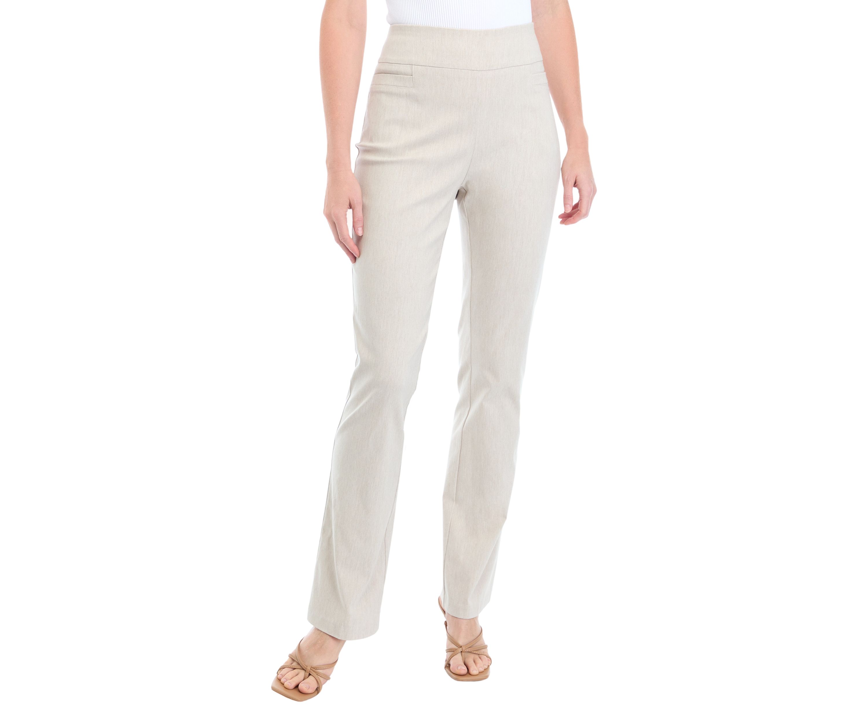 Womens Heathered Ankle Bootcut Pants