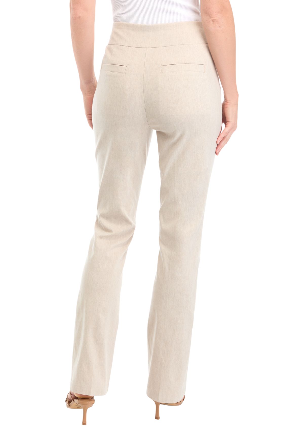 Womens Heathered Ankle Bootcut Pants