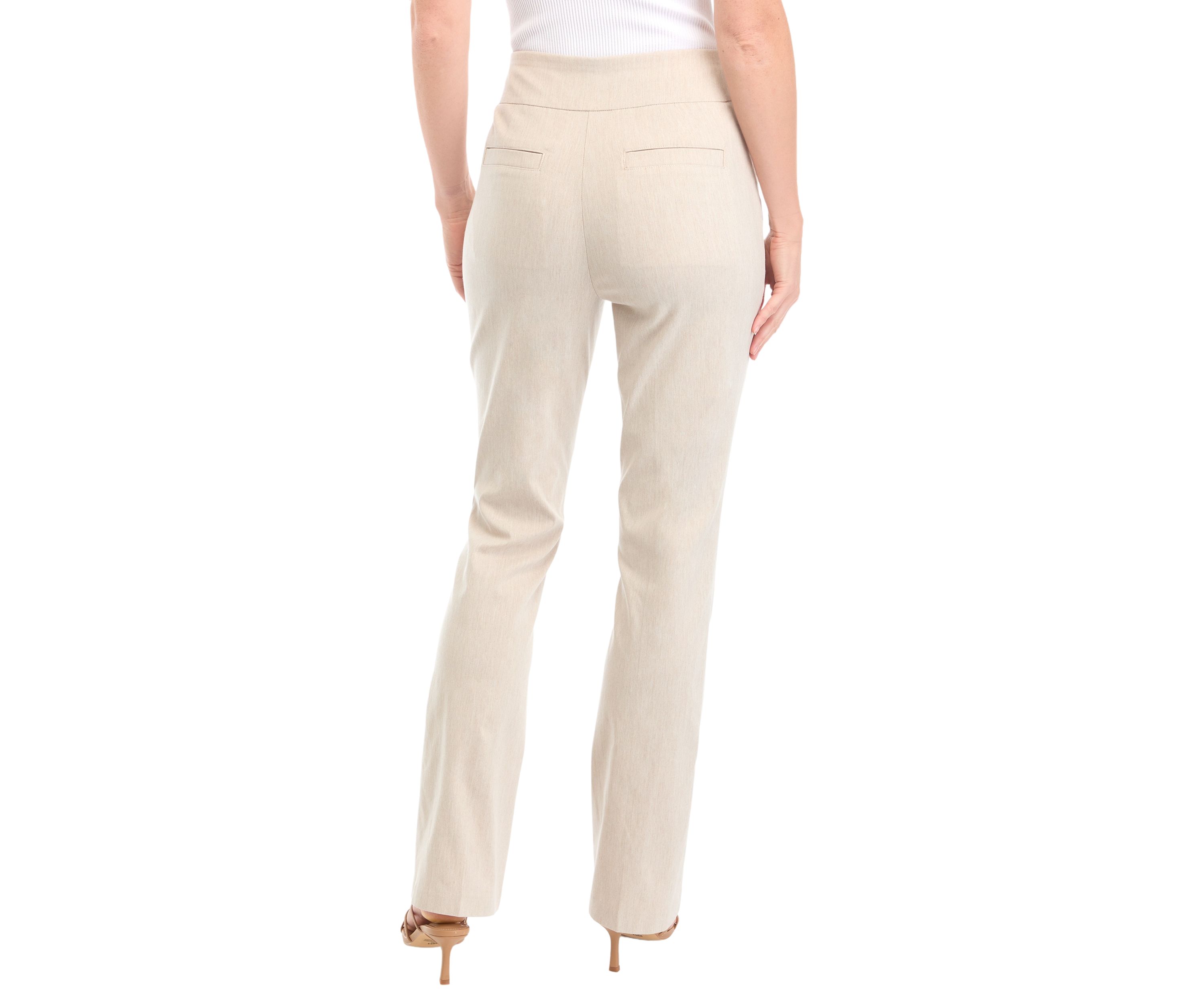 Womens Heathered Ankle Bootcut Pants