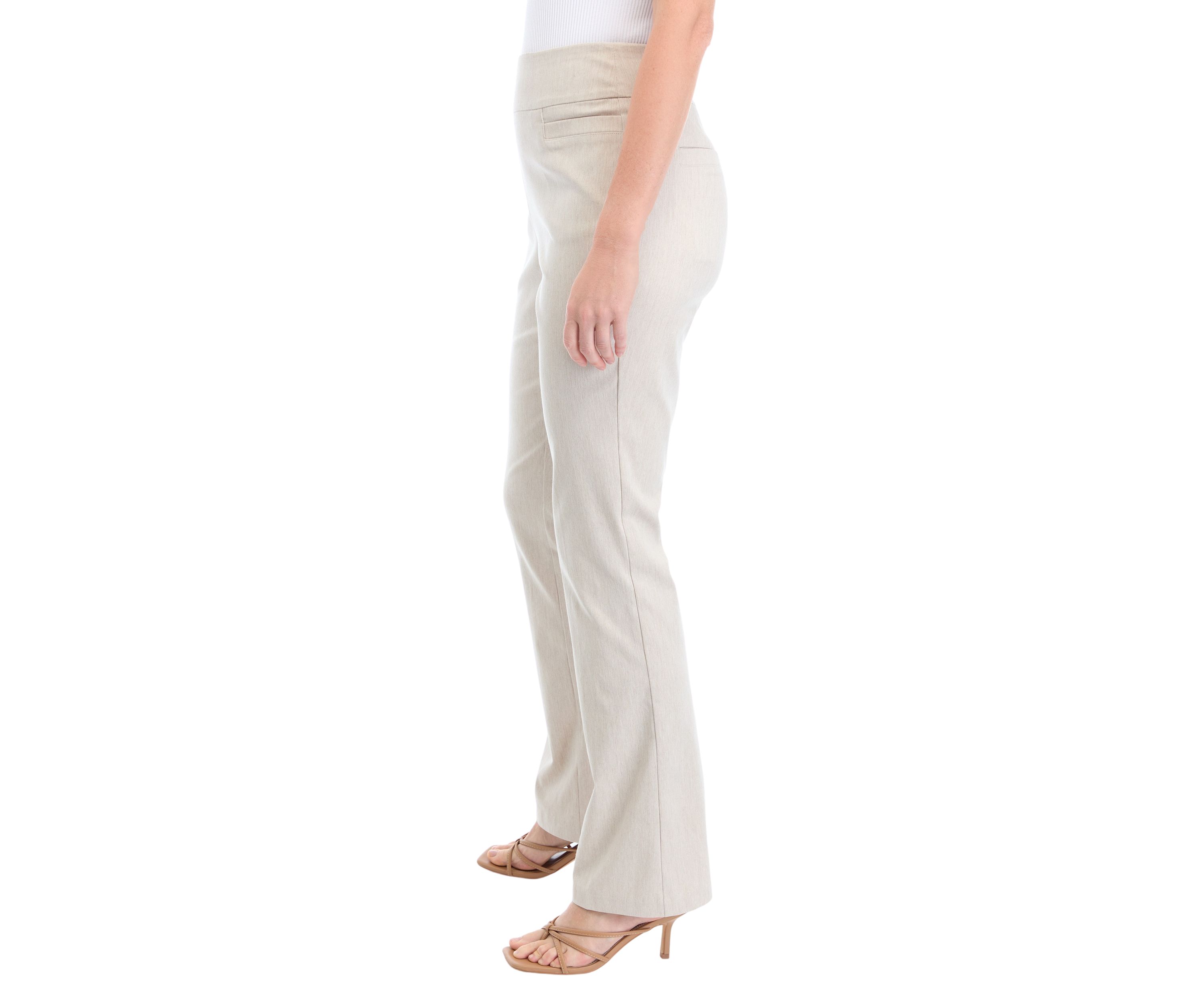 Womens Heathered Ankle Bootcut Pants