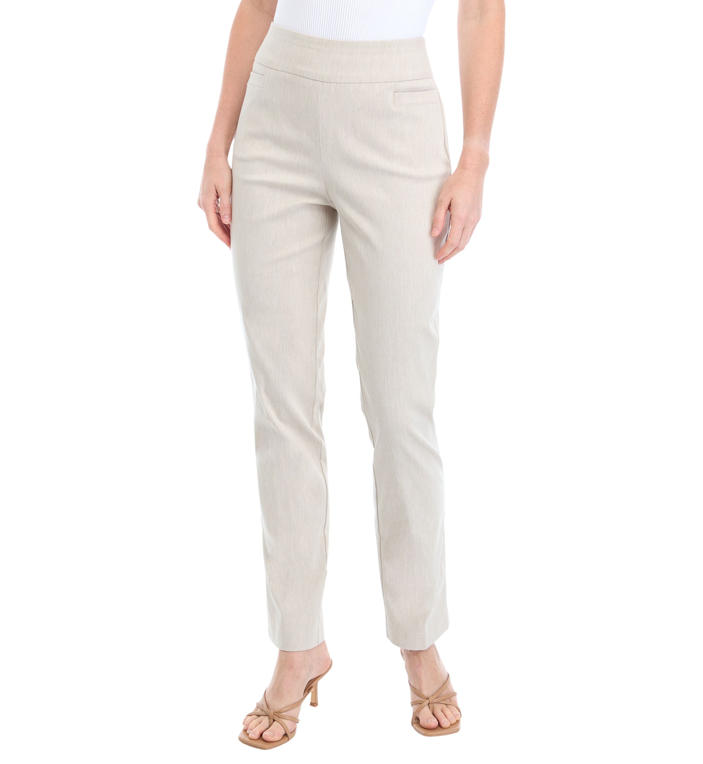 Womens Heathered Ankle Pants