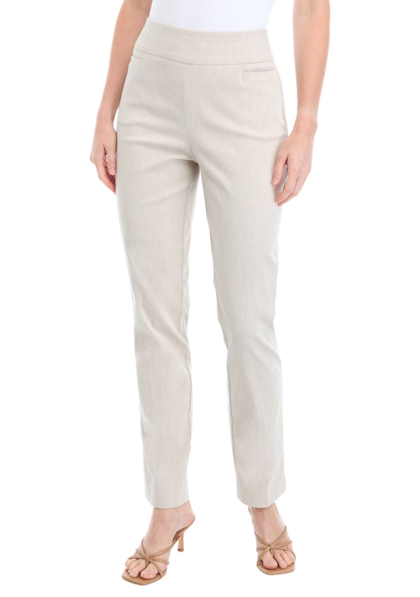 Womens Heathered Ankle Pants