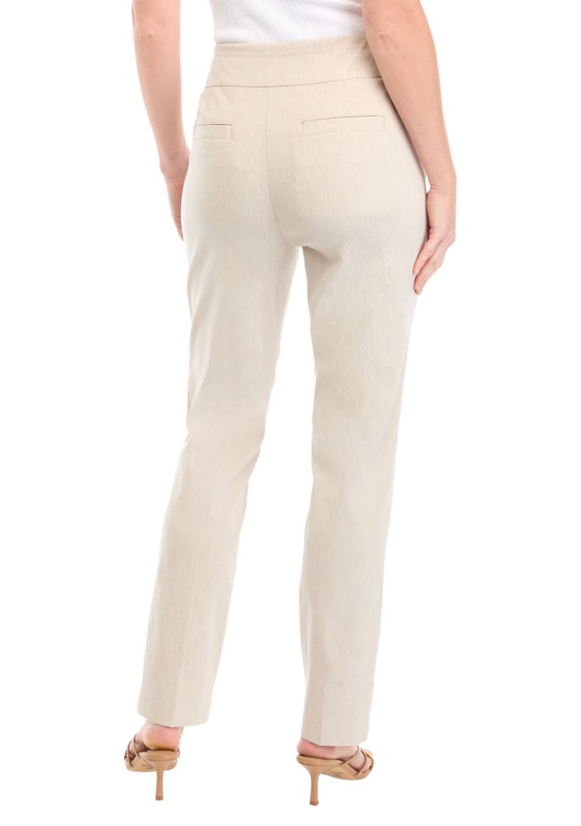 Womens Heathered Ankle Pants