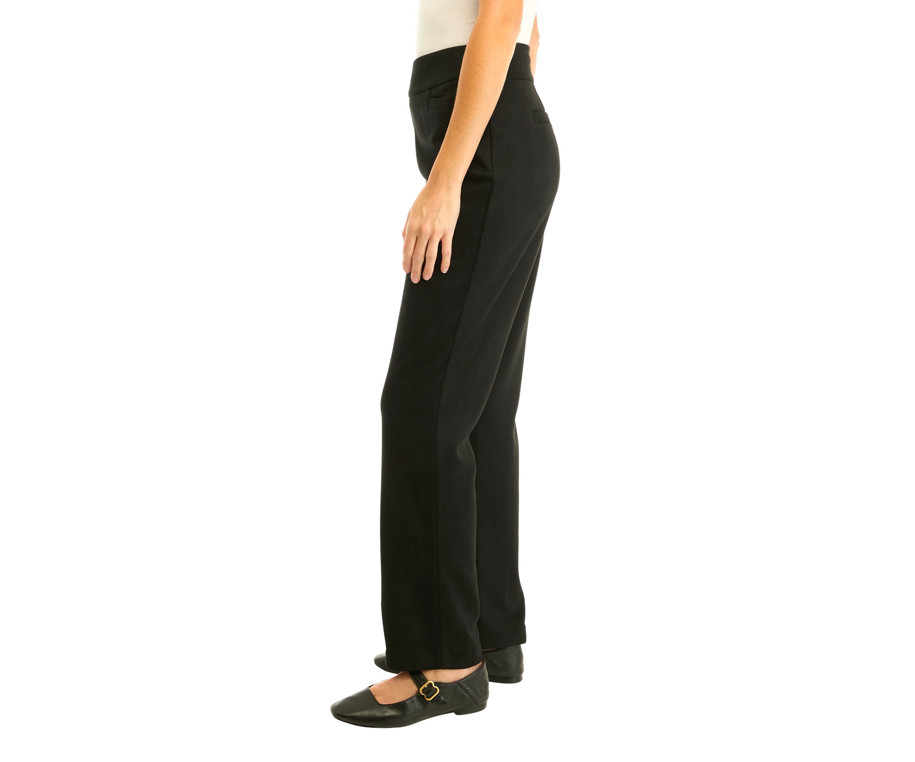 Womens Pull On Faux Suede Pants