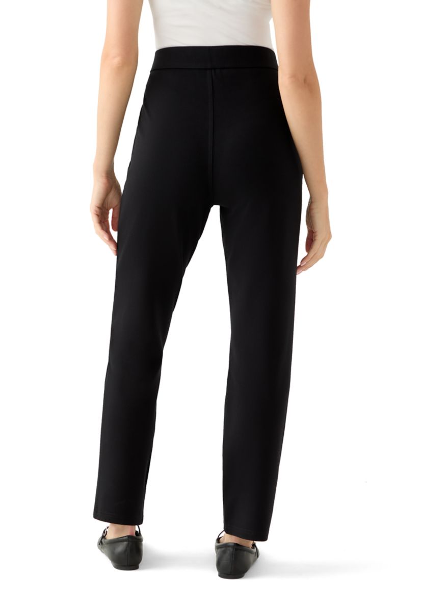 Petite Pull On Ponte Pants