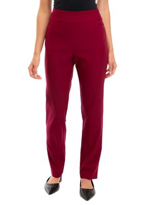 Kim Rogers Women's Red Cotton Spandex Pants Size 6 on eBid