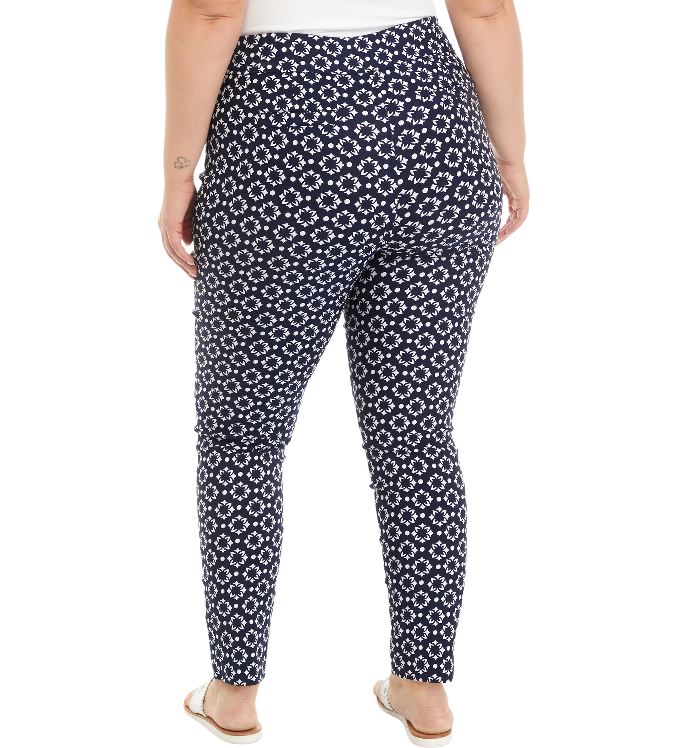 Plus Size Printed Millennium Pants 