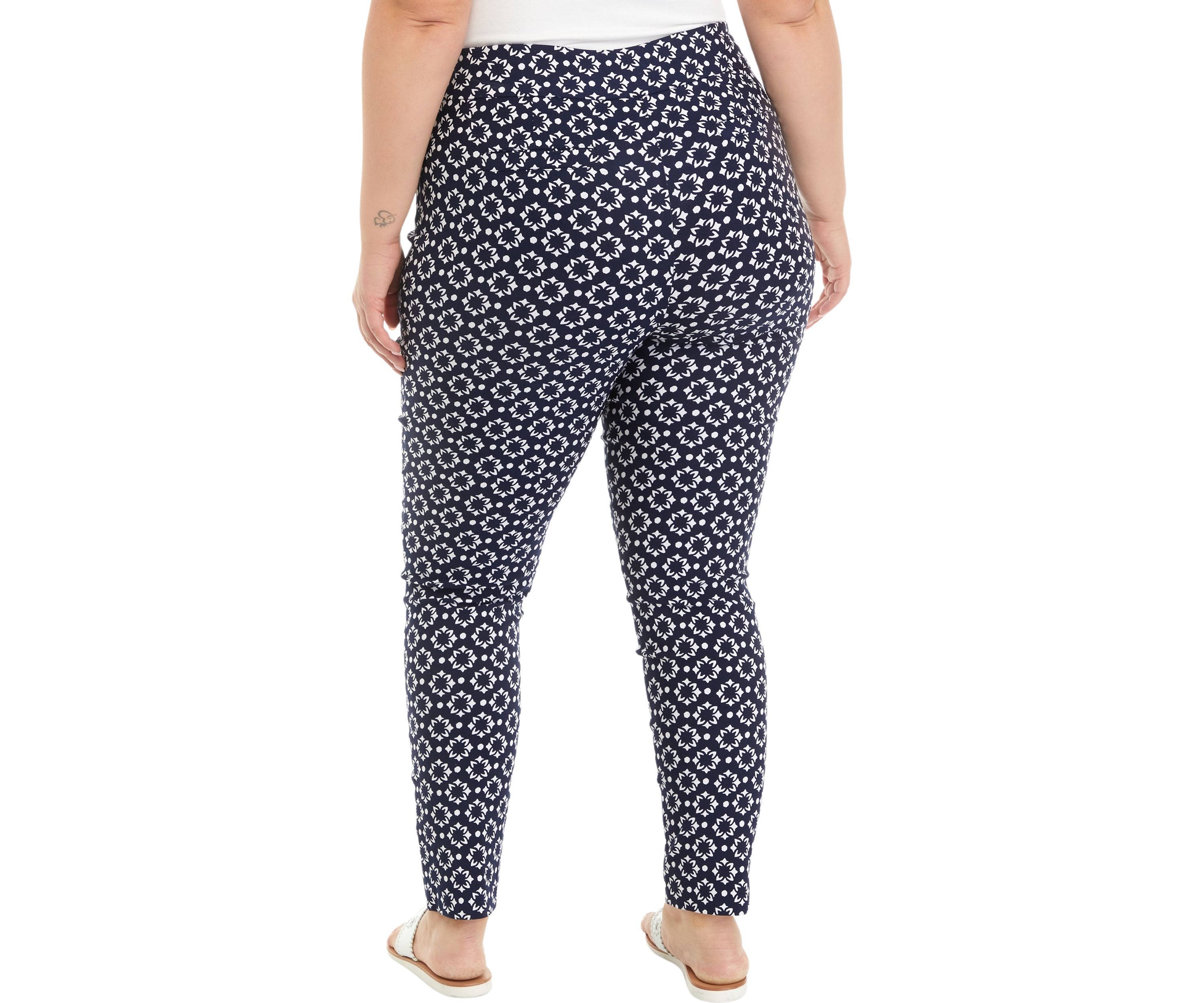 Plus Size Printed Millennium Pants 