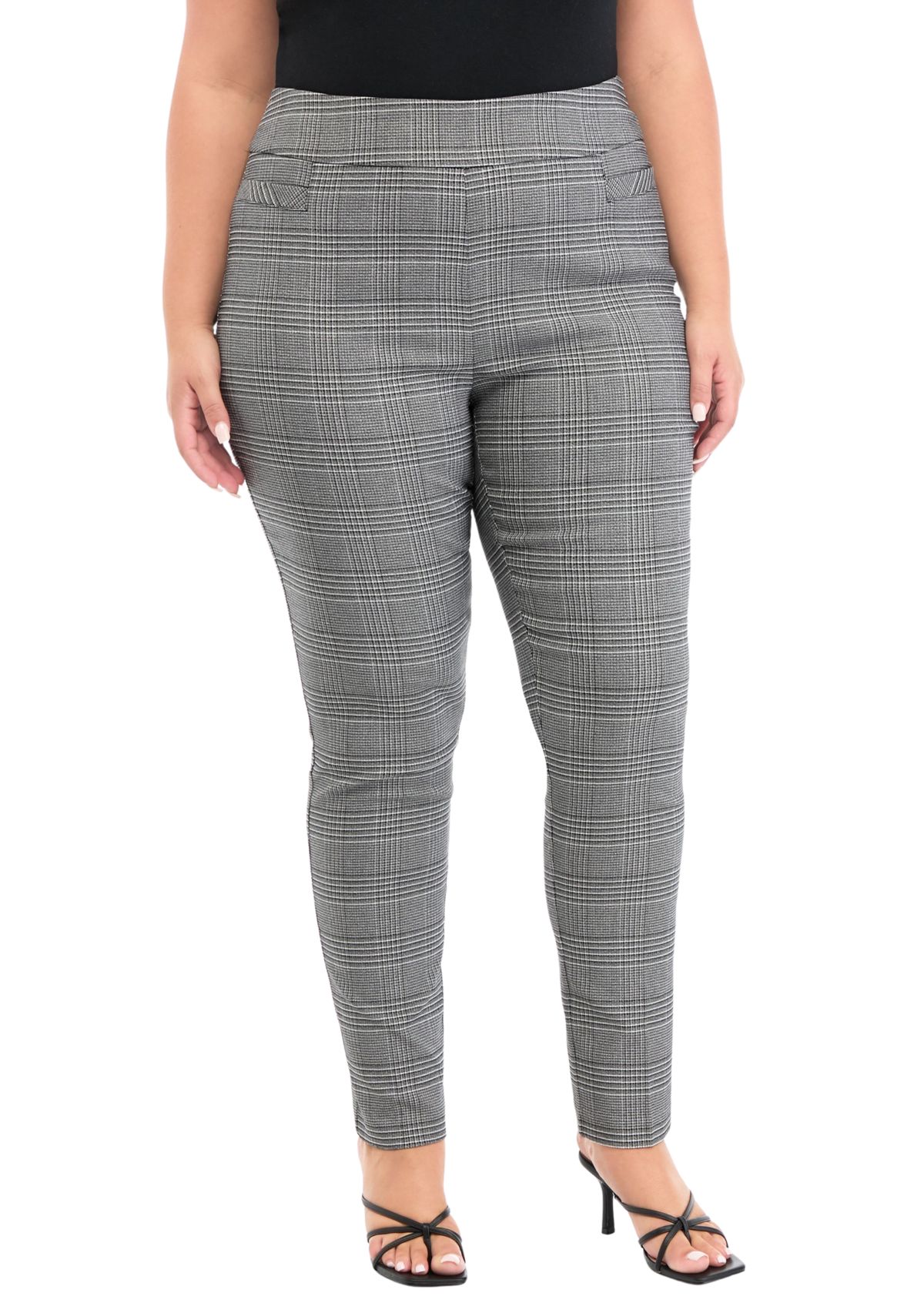 Plus Size Millennium Plaid Pants