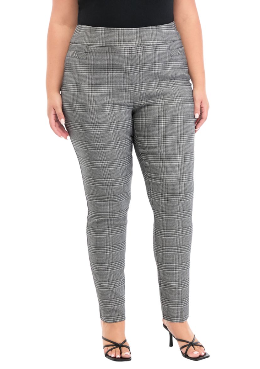 Plus Size Millennium Plaid Pants