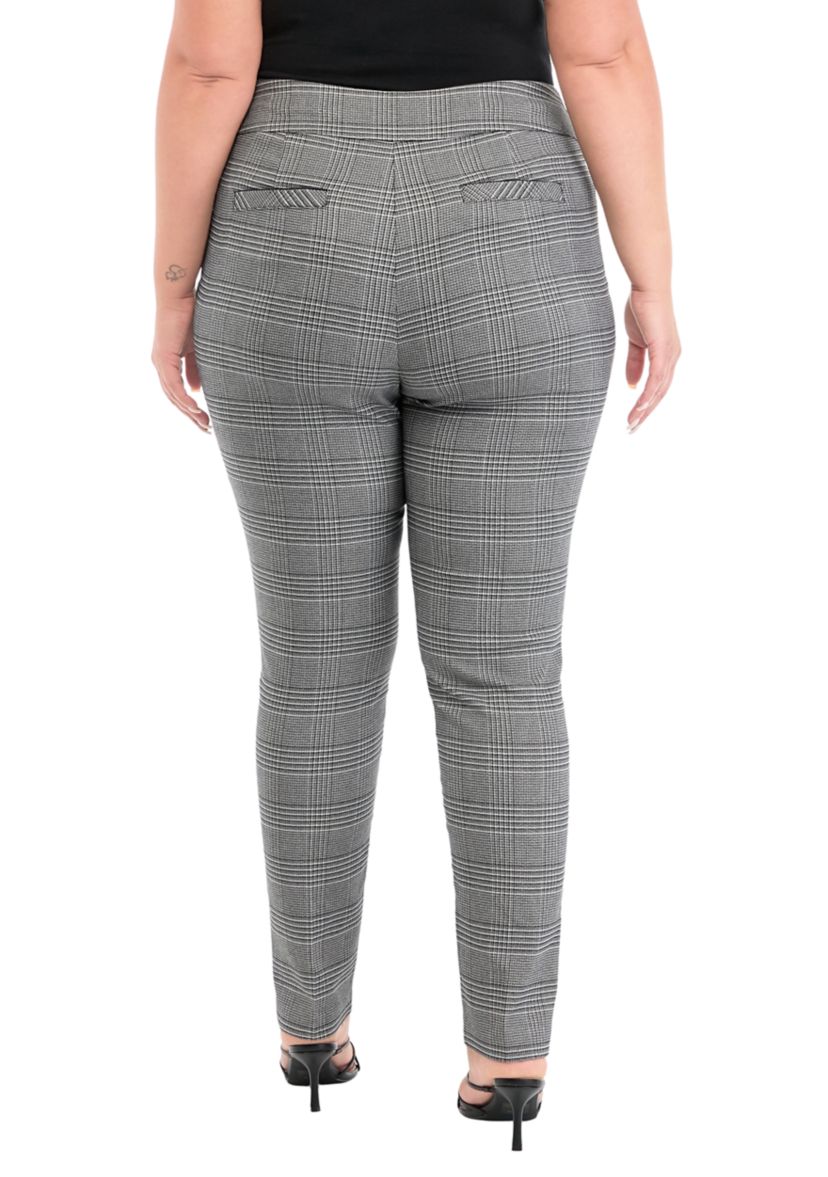 Plus Size Millennium Plaid Pants