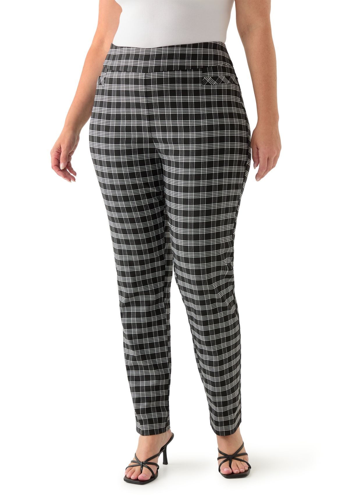 Plus Size Millennium Plaid Pants