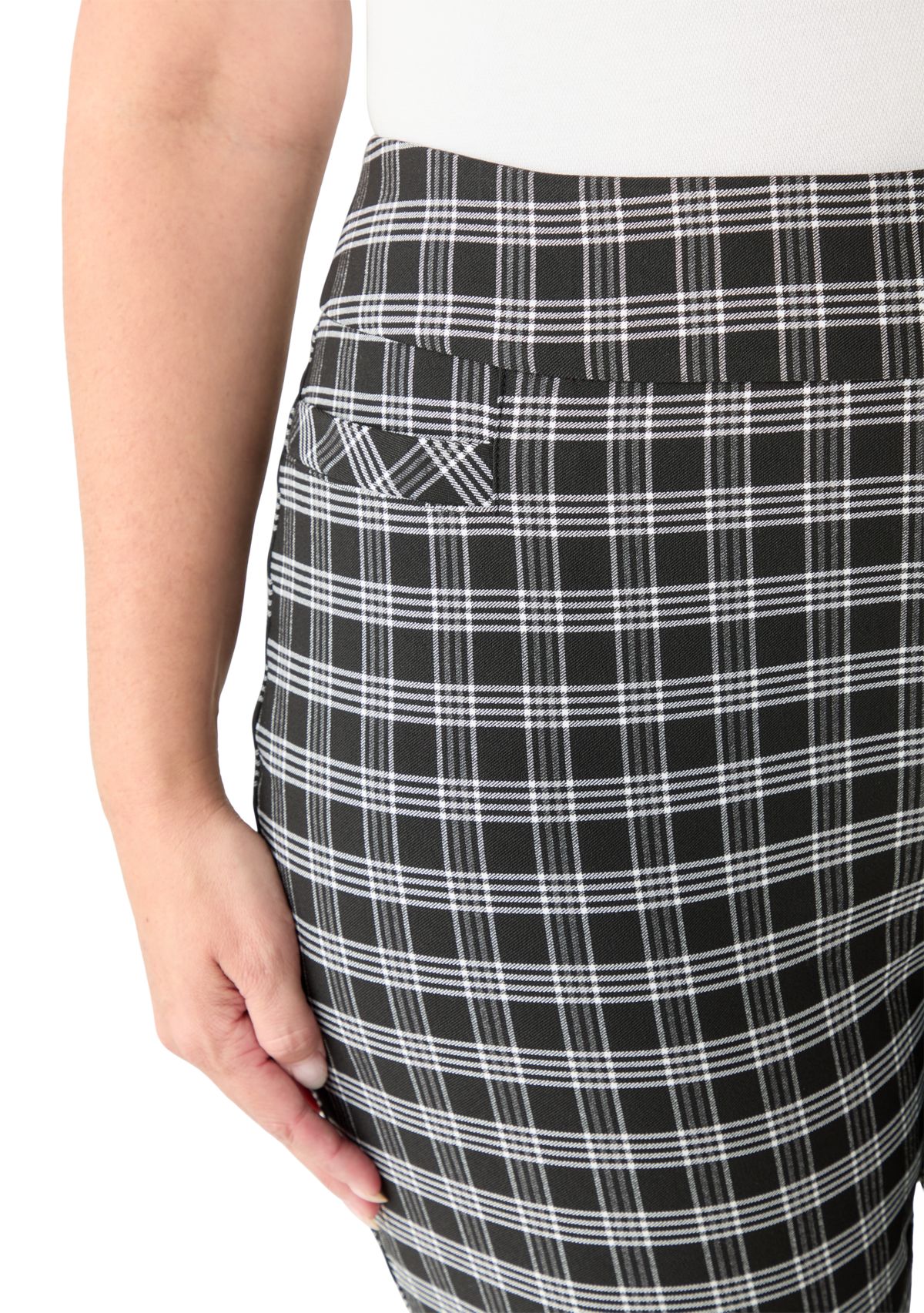 Plus Size Millennium Plaid Pants