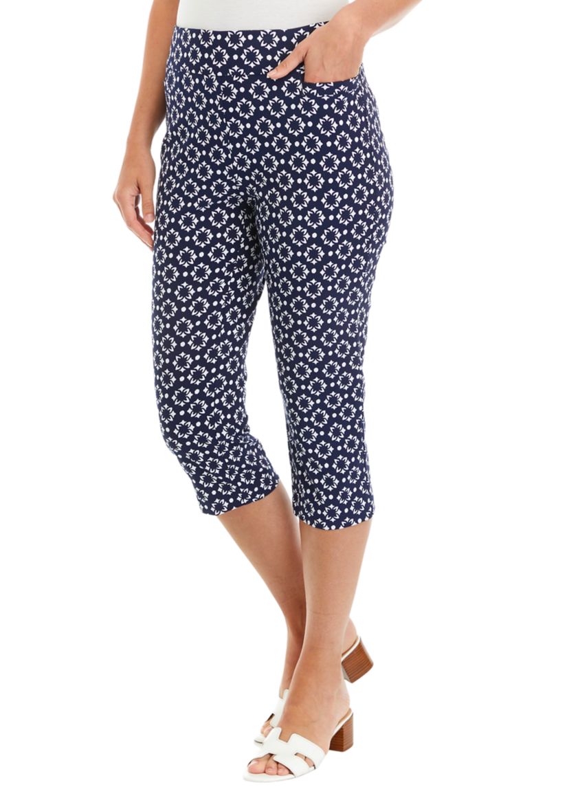 Womens Printed Millennium Capri Pants