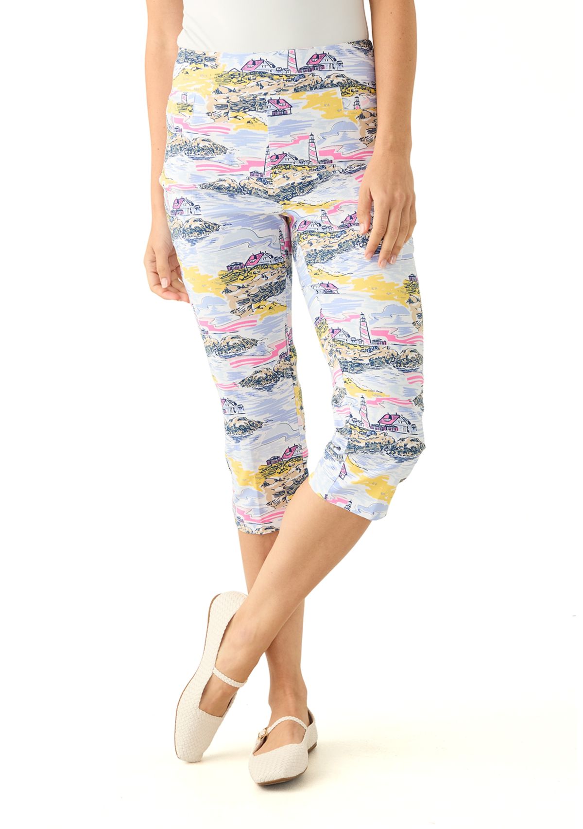 Womens Millennium Printed Capri Pants