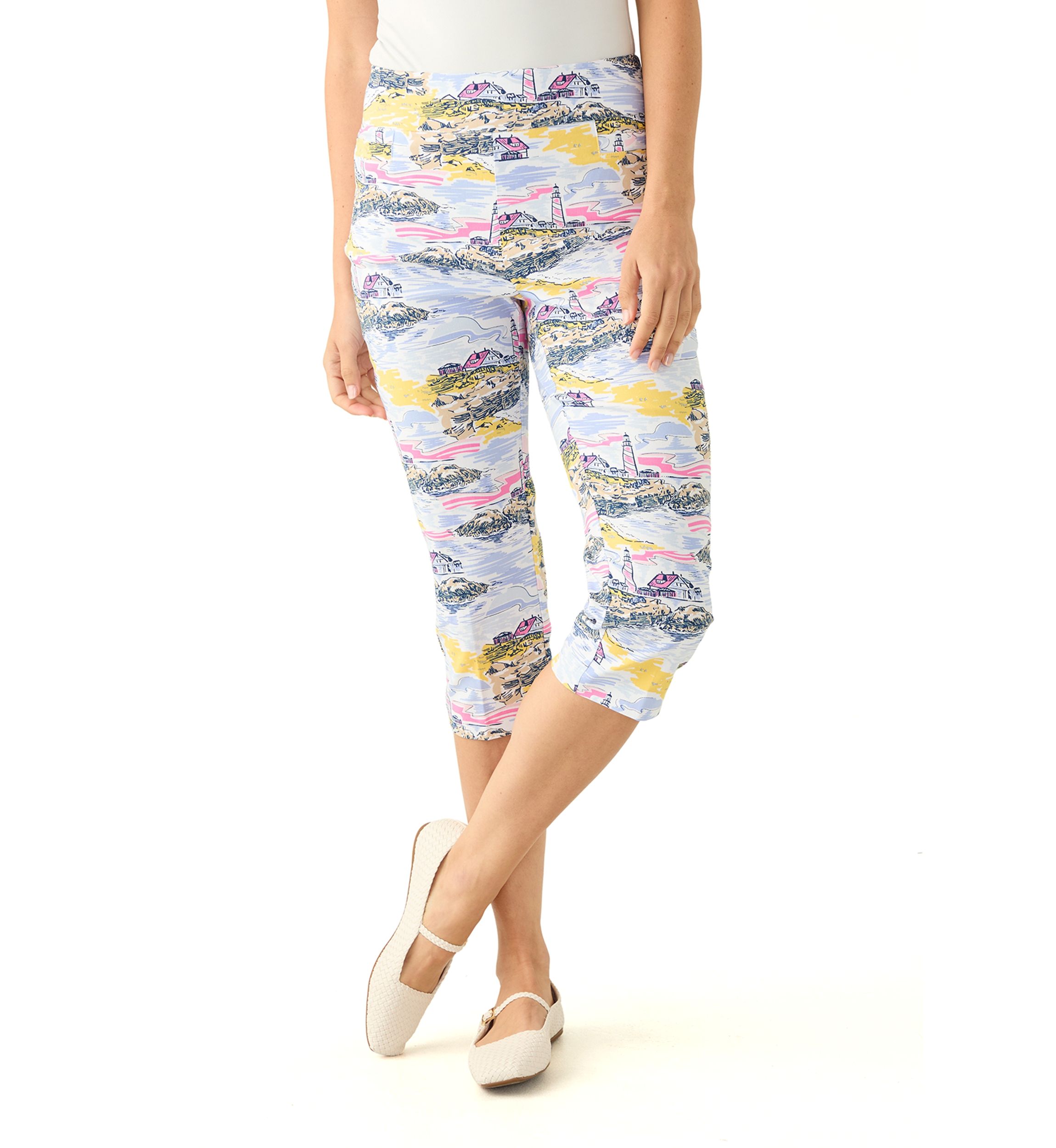 Womens Millennium Printed Capri Pants