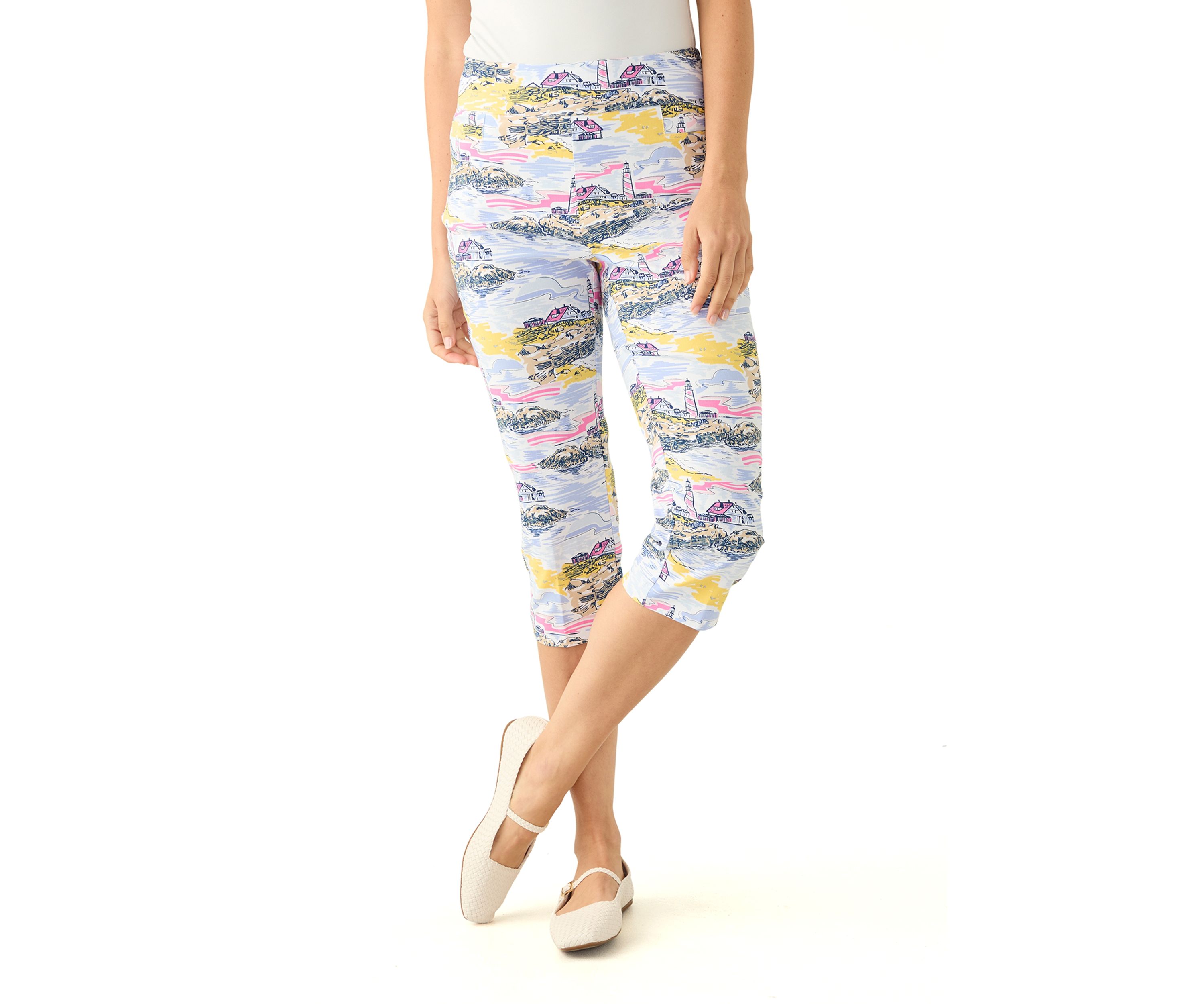 Womens Millennium Printed Capri Pants