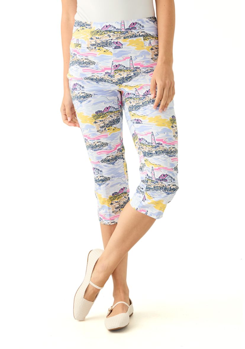 Womens Millennium Printed Capri Pants