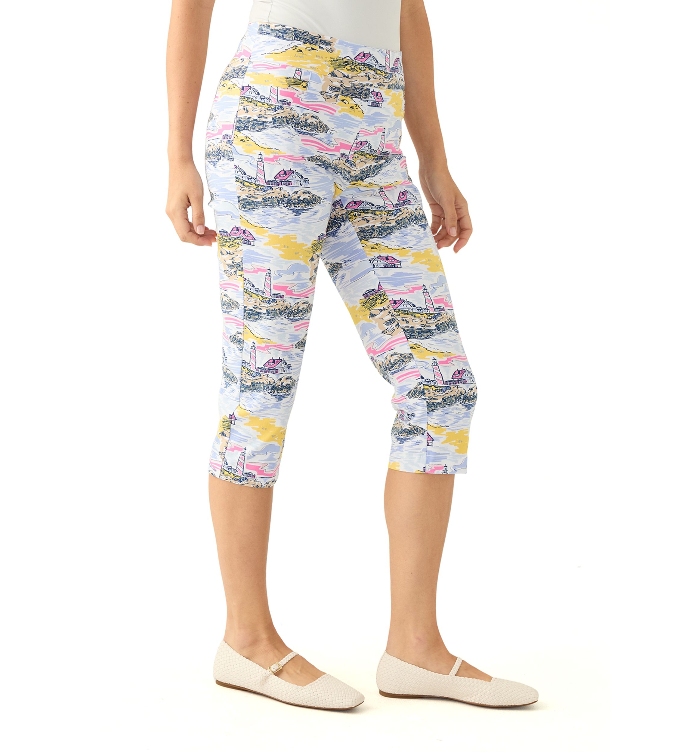 Womens Millennium Printed Capri Pants