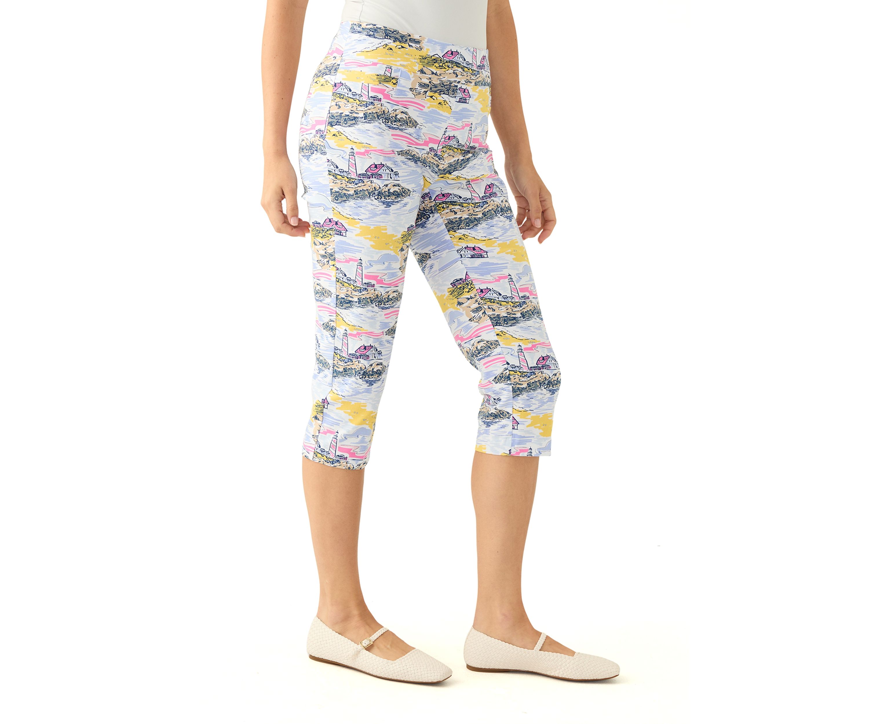 Womens Millennium Printed Capri Pants