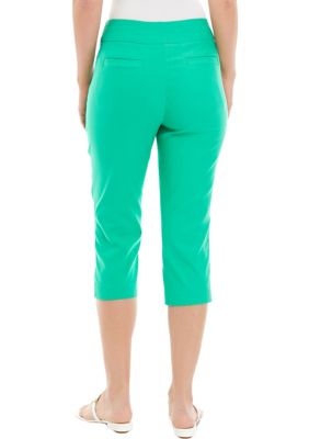 Kim Rogers Teal Capri Pants. Size 10. NWT.