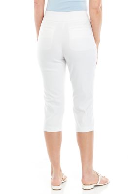 Lattice Hem Capri Leggings - Vita Boutique