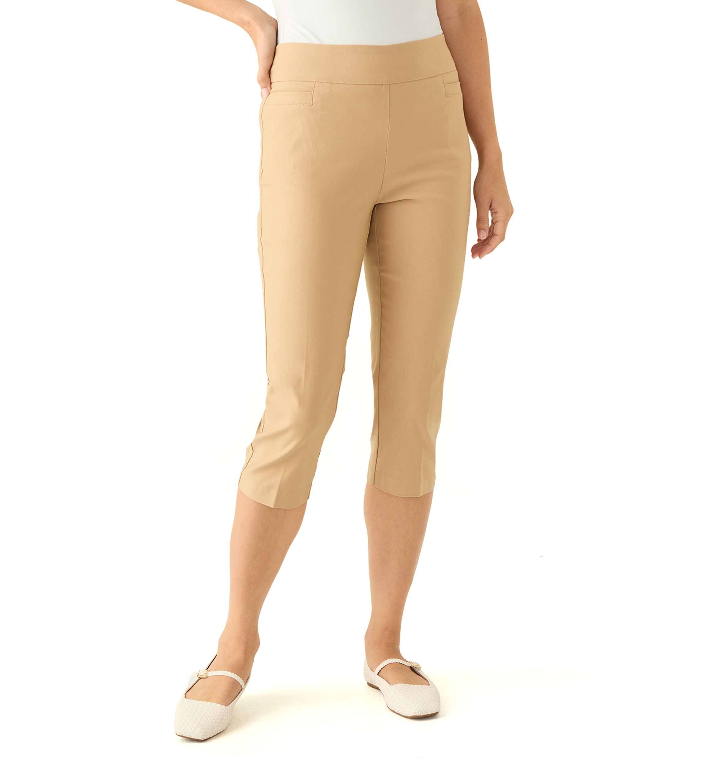 Womens Millennium Solid Capri Pants