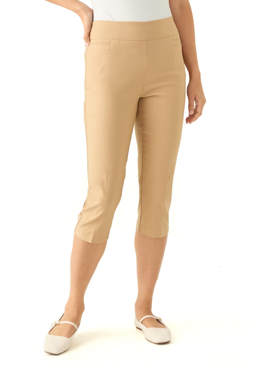 Womens Millennium Solid Capri Pants