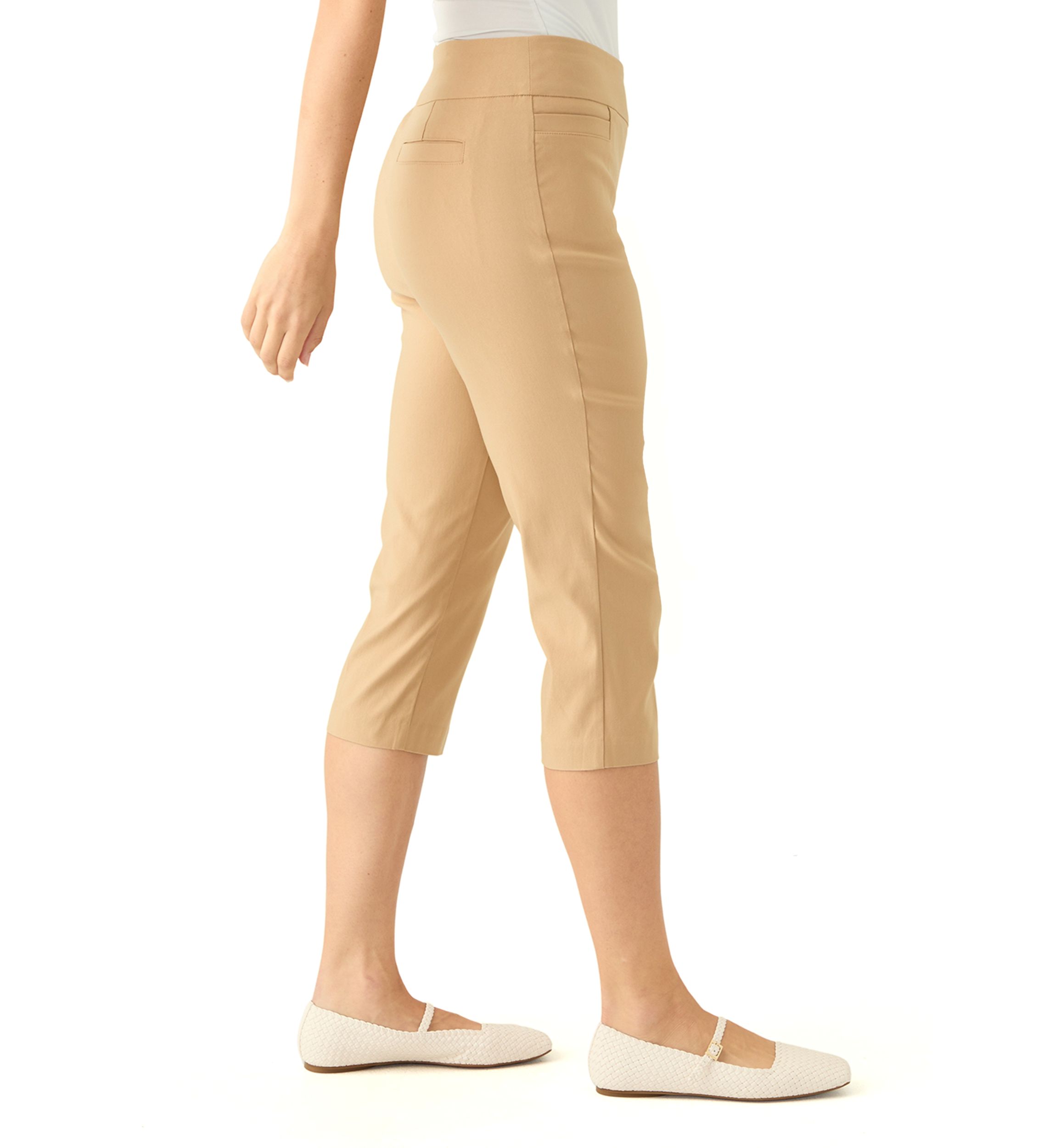 Womens Millennium Solid Capri Pants