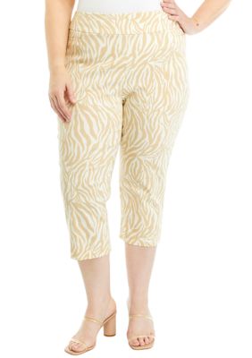 Kim Rogers Women's Plus Size Millennium Capri Pants, 16W -  0696073557314
