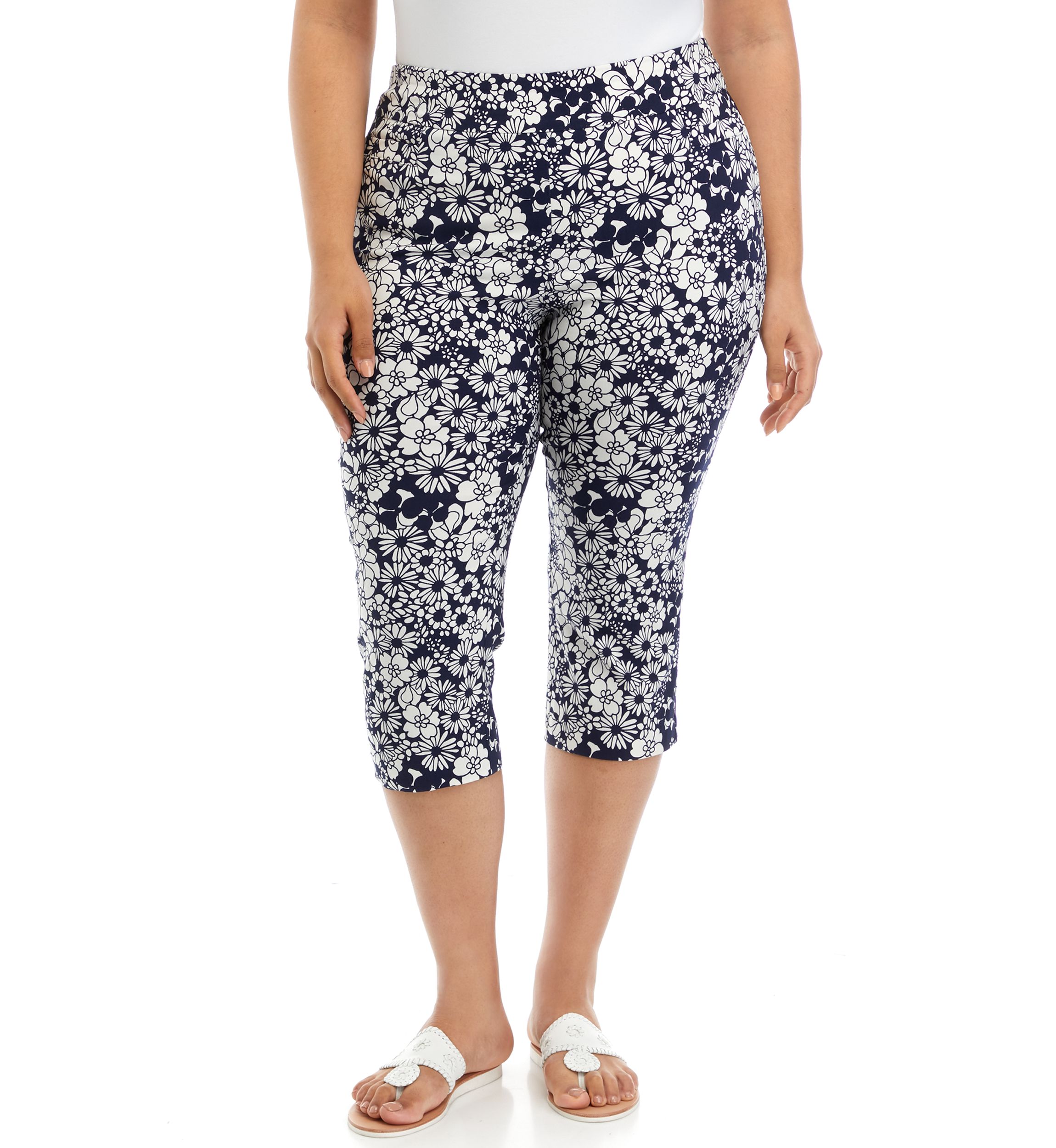 Plus Size Millennium Capri Pants