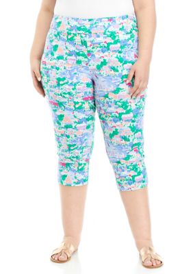 Terra & Sky Plus Size Capris in Plus Size Pants