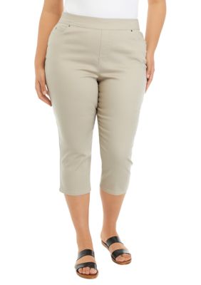 D&G Beige Cotton Capri Pants M D&G