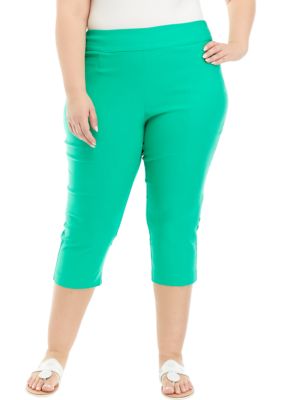 Kim Rogers® Women's Plus Size Millenium Capri Pants, 20W - Yahoo Shopping