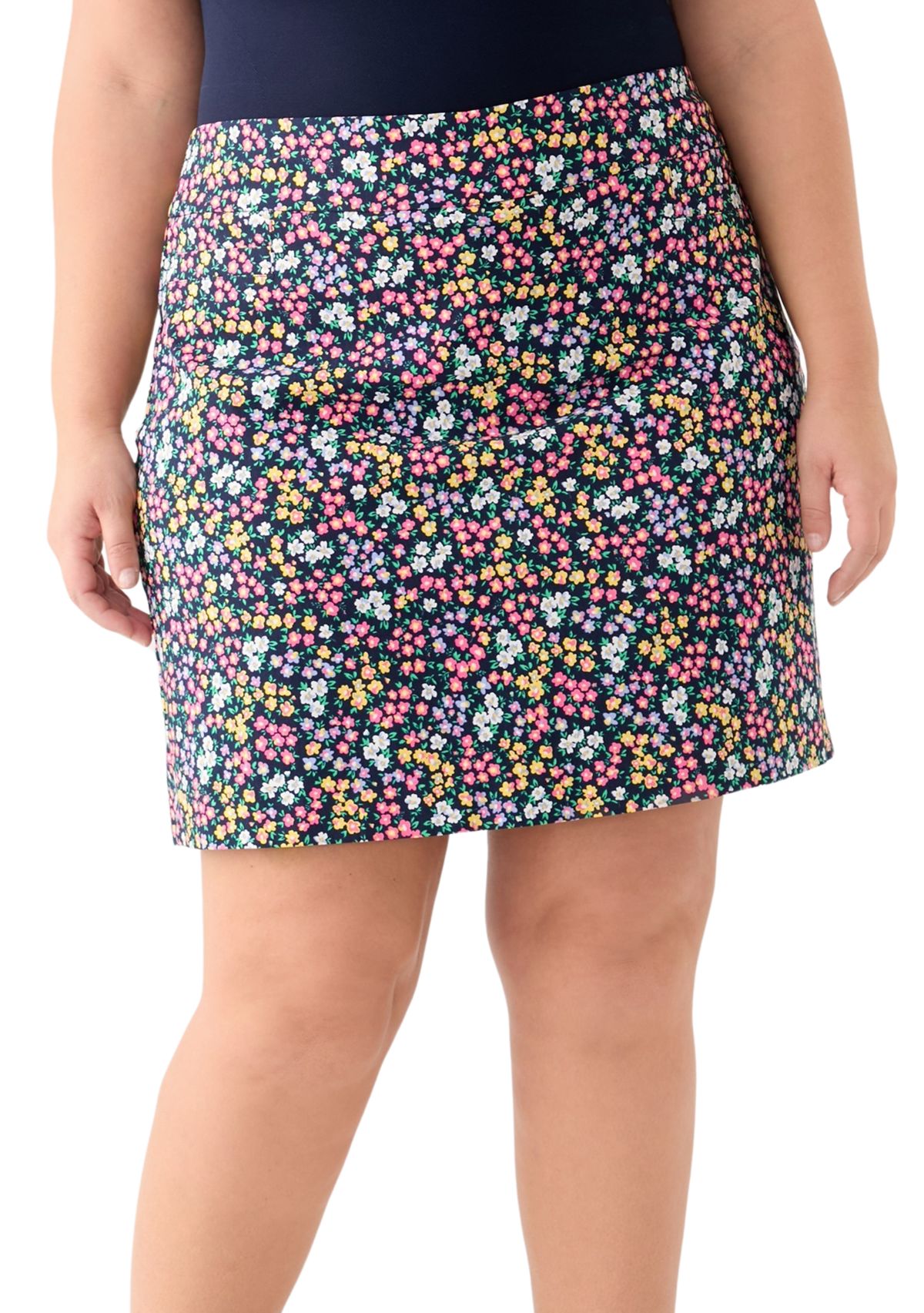 Plus Size Millennium Printed Skort
