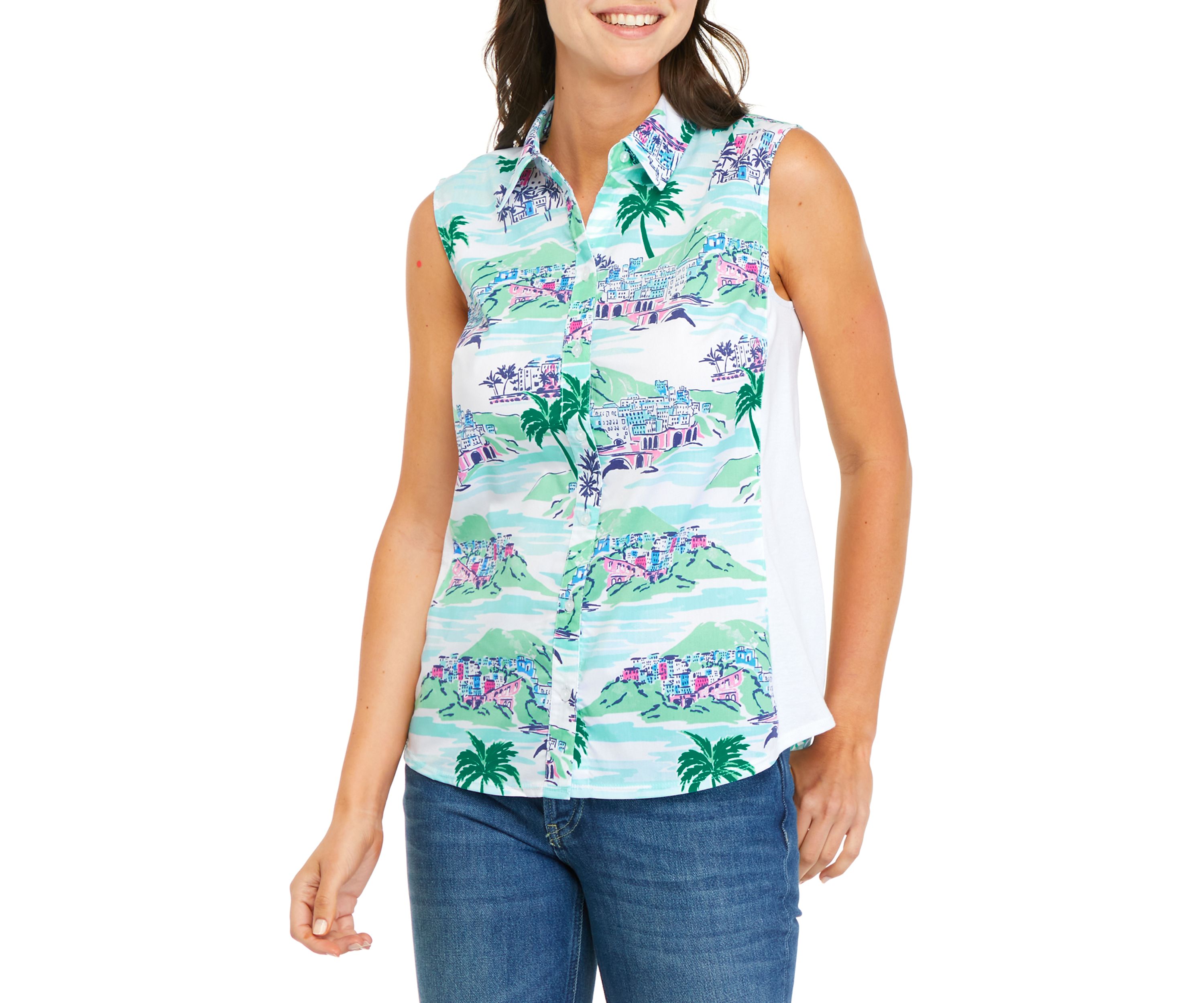 Petite Sleeveless Knit to Fit Shirt