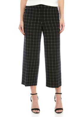 Jones New York City Grid Culotte Pants | belk